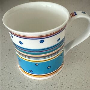 Colorful Striped Ceramic Mug